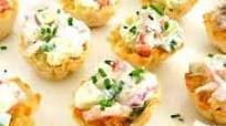 Cucumber-Tomato Bruschetta in Phyllo Cups Cucumber-Tomato Bruschetta in Phyllo Cups