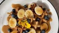 Salted Caramel Banana Waffles Salted Caramel Banana Waffles 