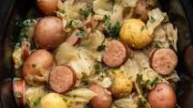 Slow Cooker Cabbage and Sausage Slow Cooker Cabbage and Sausage