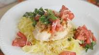 Bruschetta Chicken with Spaghetti Squash Bruschetta Chicken with Spaghetti Squash