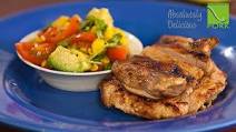 Mexican Pork Steak with Avocado and Corn Salsa Mexican Pork Steak with Avocado and Corn Salsa