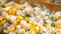 Creamy Corn Pasta Salad