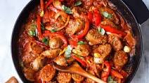 Italian Sausage and Peppers Skillet Italian Sausage and Peppers Skillet