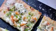 Buttery Shrimp Pizza with Ricotta Buttery Shrimp Pizza with Ricotta
