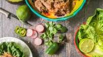 Slow Cooker Pork Carnitas Lettuce Wraps (low carb) Slow Cooker Pork Carnitas Lettuce Wraps (low carb)
