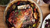 Slow-Roasted Lamb Shoulder with Shallots and White Wine Slow-Roasted Lamb Shoulder with Shallots and White Wine