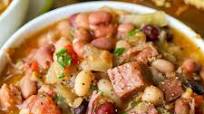 Ham and Bean Soup {Crock Pot Version} Ham and Bean Soup {Crock Pot Version}