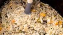 Slow Cooker Mushroom Wild Rice Soup Slow Cooker Mushroom Wild Rice Soup