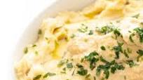 Vegan Roasted Garlic Hummus Mashed Potatoes Vegan Roasted Garlic Hummus Mashed Potatoes