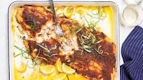 Jake Cohen’s Iraqi Roasted Salmon with Tomato and Lemon Jake Cohen’s Iraqi Roasted Salmon with Tomato and Lemon