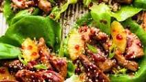 Sriracha Pineapple Pork Lettuce Wraps Sriracha Pineapple Pork Lettuce Wraps