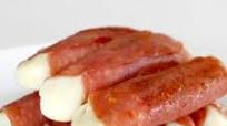 Fried Salami and Mozzarella Cheese Sticks Fried Salami and Mozzarella Cheese Sticks