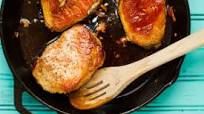 Honey Sriracha Skillet Pork Chops Honey Sriracha Skillet Pork Chops