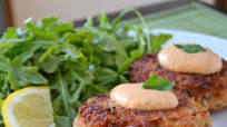 Maryland Crab Cakes with Horseradish-Sriracha Remoulade Maryland Crab Cakes with Horseradish-Sriracha Remoulade