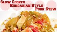 Slow Cooker Hungarian Style Pork Stew Slow Cooker Hungarian Style Pork Stew