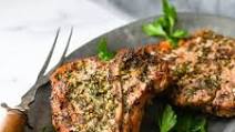 Grilled Veal Chops with Garlic Herb Crust. Grilled Veal Chops with Garlic Herb Crust.
