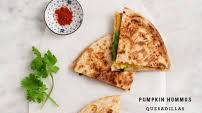Pumpkin Hummus Quesadillas Pumpkin Hummus Quesadillas