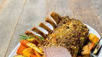 Herb Crusted Pork Rib Roast with Root Vegetables Herb Crusted Pork Rib Roast with Root Vegetables