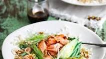 Steamed salmon & veg rice bowl Steamed salmon & veg rice bowl
