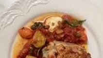Melissa Clark's Pizza Chicken with Pancetta, Mozzarella and Spicy Tomatoes Melissa Clark's Pizza Chicken with Pancetta, Mozzarella and Spicy Tomatoes