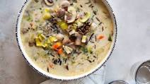 Creamy Vegan Wild Rice & Mushroom Soup Creamy Vegan Wild Rice & Mushroom Soup