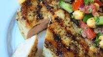 Za'atar Crusted Grilled Pork Chops Za'atar Crusted Grilled Pork Chops