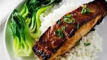 Ginger-Miso Glazed Salmon Ginger-Miso Glazed Salmon