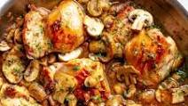 Garlic Mushroom Chicken Thighs Garlic Mushroom Chicken Thighs