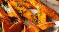 Curried Sweet Potato Wedges Curried Sweet Potato Wedges
