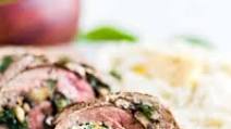 Mushroom and Spinach Stuffed Flank Steak Mushroom and Spinach Stuffed Flank Steak