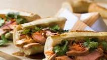 Pork Banh Mi Sandwiches Pork Banh Mi Sandwiches