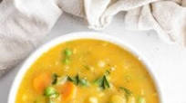 Cauliflower Potato Soup with Peas Cauliflower Potato Soup with Peas
