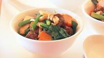 Five spice mock duck with Chinese vegetables Five spice mock duck with Chinese vegetables