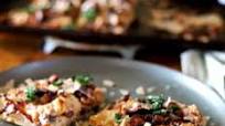 rustic phyllo mushroom and walnut pizza rustic phyllo mushroom and walnut pizza