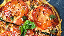 Chickpea Flour Margherita Pizza Chickpea Flour Margherita Pizza
