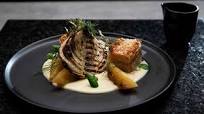 Crispy Pork Belly with Celeriac Puree and Charred Fennel with an Apple and Thyme Glaze Crispy Pork Belly with Celeriac Puree and Charred Fennel with an Apple and Thyme Glaze