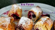 Air Fryer Blueberry Cheesecake Chimichangas Air Fryer Blueberry Cheesecake Chimichangas