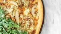 Caramelized Onion, Gorgonzola and Pear Pizza with Arugula Caramelized Onion, Gorgonzola and Pear Pizza with Arugula