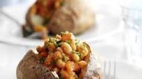 Jacket potatoes with home-baked beans Jacket potatoes with home-baked beans