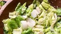 caesar salad with homemade dressing caesar salad with homemade dressing