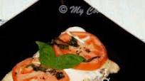 Focaccia Caprese Topped With Tomatoes, Mozzarella and Basil Focaccia Caprese Topped With Tomatoes, Mozzarella and Basil