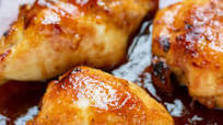 Baked Honey Garlic Skinless Boneless Chicken Thighs Baked Honey Garlic Skinless Boneless Chicken Thighs