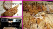 Peppercorn Crusted Pork Loin with Creamy Sauce Peppercorn Crusted Pork Loin with Creamy Sauce
