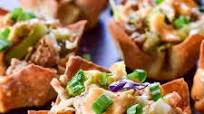 Egg Roll Wonton Cups Egg Roll Wonton Cups