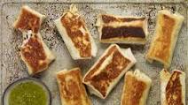 Refried Bean and Cheese Chimichangas Refried Bean and Cheese Chimichangas