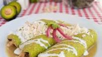 Receta de Enchiladas verdes mexicanas Receta de Enchiladas verdes mexicanas