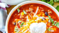 Beefy Mexican Rice Soup Beefy Mexican Rice Soup