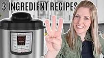 DUMP AND GO 3 Ingredient Instant Pot Recipes DUMP AND GO 3 Ingredient Instant Pot Recipes