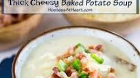 Thick Cheesy Baked Potato Soup Recipe Thick Cheesy Baked Potato Soup Recipe