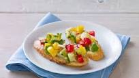 Mango-Avocado Bruschetta Mango-Avocado Bruschetta